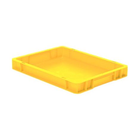 Transport-Stapelkästen, gelb Maße in mm (BxTxH): 400 x 300 x 75
