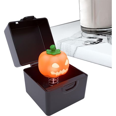 Boîte à Musique Halloween Déco Saisonnière Déco Maison Boîte À Musique Horreur Halloween LED Pour Nouvel An Fête Chambre Bureau École Dortoir Appartement Maison Hantée (1/5)