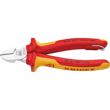 Draper 25341 KNIPEX 70 06 160 T VDE Diagonal Cutter, 160mm (1/4)