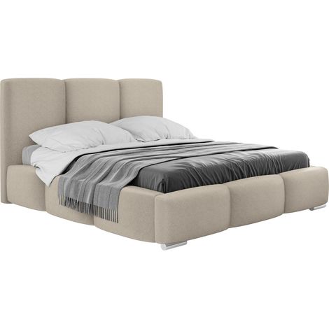 Cama Comfivo Fabrica, Paros 02, Doble, 160x200, Tapiz, Somieres, 180x222x112cm (1/5)