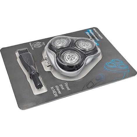 Tête de rasoir de rechange pour lames de rasoir Philips HQ7120 et HQ7310, couleur argent. (1/5)