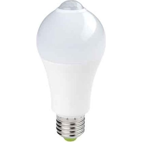 LAMPADA A LED MOD. 'GOCCIA' CON SENSORE DI MOVIMENTO 7W - E27 - 560Lm - 4500K