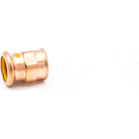 PrimaPress Copper Pressfit Gas 22x1/2" FI Coupler (1/3)