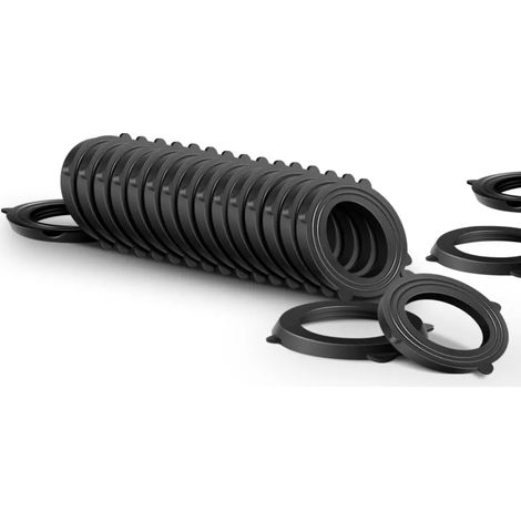 (50 pièces) 50 joints toriques en caoutchouc silicone robustes de 3/4 pouce pour robinet d'arrosage, étanches et résistants aux fuites. (1/5)