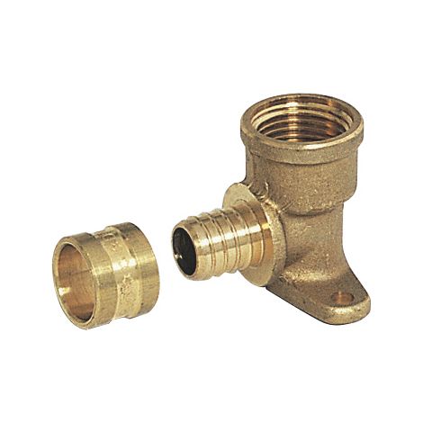 COMAP Raccord PER à glissement - Applique - Diamètre 20 mm - Femelle (15x21) - Pexy pour Tubes PER - 4289