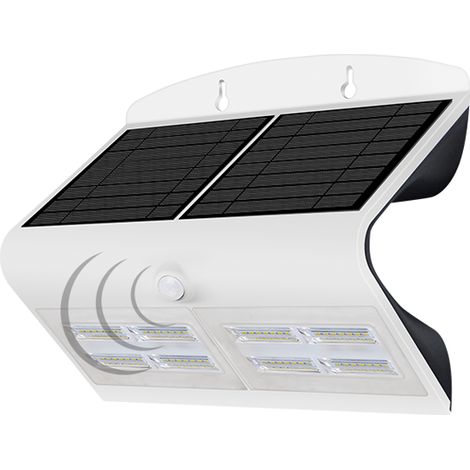 Proiettore Led 6,8 W Ricarica Solare, Luce Naturale 4000 K, IP65, Bianco NOVALINE (1/3)