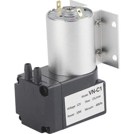Vakuum-Saugpumpe mit Ständer, Unterdruck -80 kPa, 10 W, DC 24 V/DC 12 V