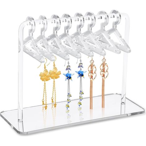 Soporte para pendientes, soporte acrílico para pendientes, expositor de pendientes, organizador de joyas para mujeres y niñas (1/5)