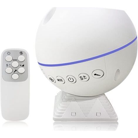 Projecteur Ciel Etoile, Veilleuse etoile projection, Projecteur Galaxie LED Nébuleuse Ciel Étoilé Nuage Lune avec Télécommande, 10 Modes Colorés pour Enfants et Adultes [Classe énergétique A]-Chrom (1/5)