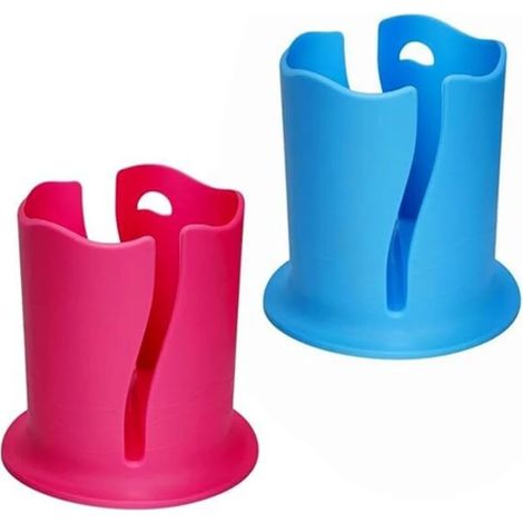 Lot de 2 porte-gobelets pour paddle. Porte-gobelet universel pour kayak, porte-gobelet multifonctionnel anti-déversement pour accessoires de pêche et de kayak (rose + bleu) (1/5)