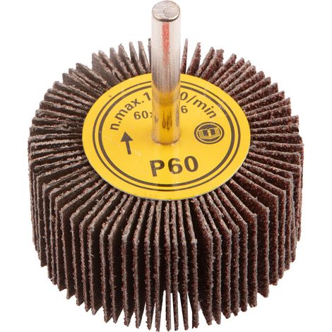 Ruota lamellare con gambo, 60 x 30 mm, K60