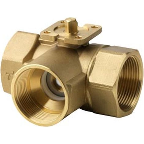 Siemens Dreiweg-Regelkugelhahn PN40 DN15 Kvs=1,6 mit Innengewinde Rp1/2"