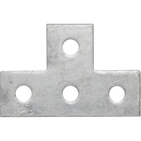 Flat T 4 Hole Bracket 89 X 138 HDG - Box of 25
