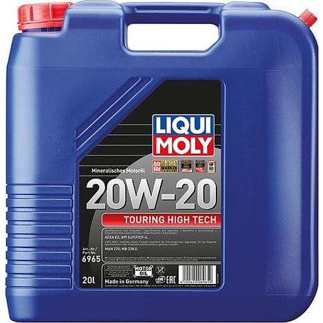 Huile moteur LIQUI MOLY Touring High Tech 20W-20, bidon 20l