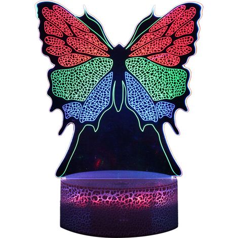 Veilleuse 3D originale, cadeau créatif, lampe de chevet LED, style 3