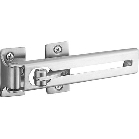 Apriporta di sicurezza per porta d'ingresso, acciaio inox satinato, limitatore apertura - THIRARD