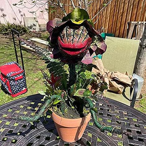 Décoration florale, accessoire de film, ornements en résine pour jardin, décoration d'Halloween (1/5)