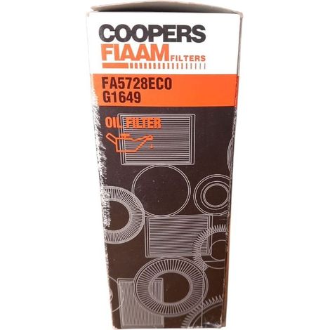 Filtro olio motore marca coopers fiaam codice filtro fa5728eco  g1649