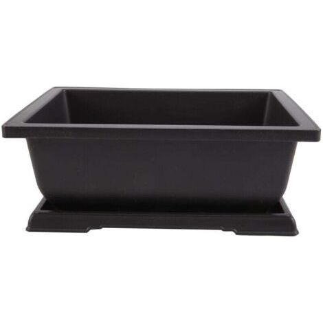 Large Rectangle Bonsai Flower Pot, XU,Nursery Planter Balcony Container 29X21X10.5Cm, superior quality product, durable and reliable, selected materials, satisfaction guaranteed - K (1/4)
