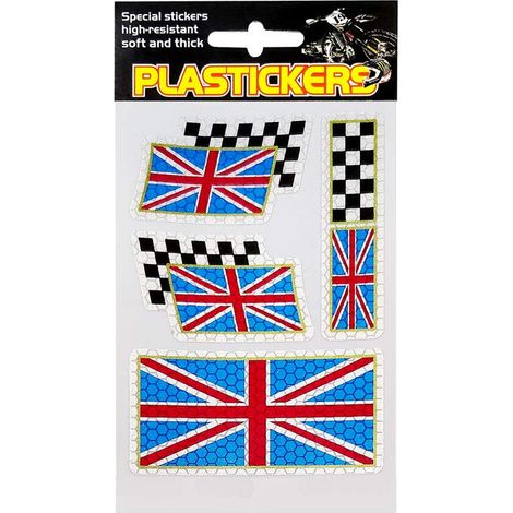 Adesivo Rifrangenti Plasticker Bandiera Inglese (1/2)