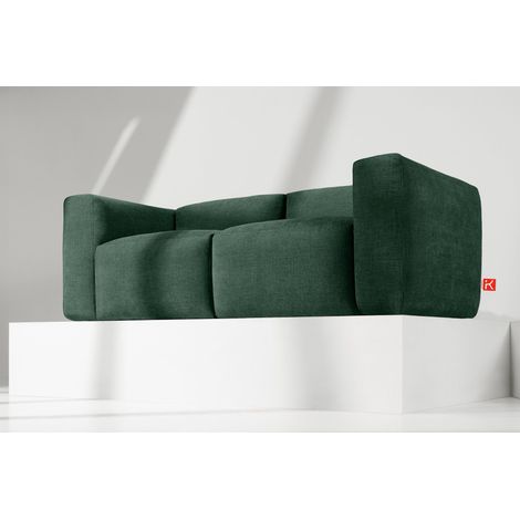 KONSIMO BUFFO Sofa 2 Sitzer mit extrem weicher und bequemer Sitz, marineblau (1/5)