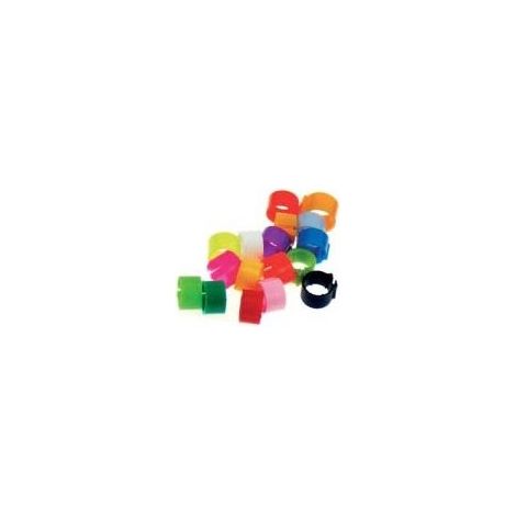ANILLA PLASTICO GALLINAS 16MM.100UDS.