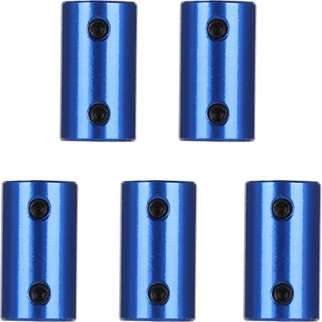 5 Pièces Accouplements Rigides Moteur Pas-à-Pas pour Imprimantes 3D, Roue en Alliage d'Aluminium 5x8mm (1/5)