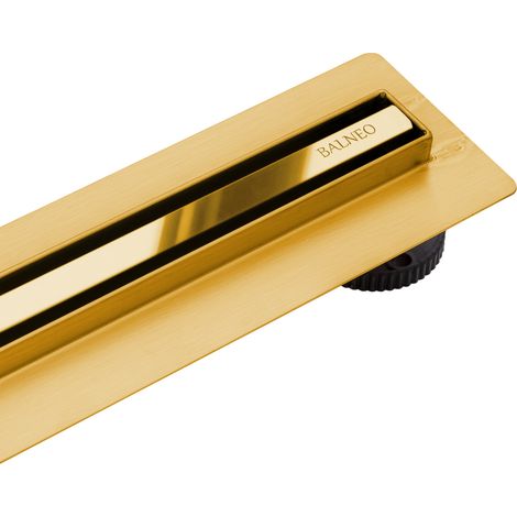 Slim & Low Proline Miroir Or - 80 cm - Linéaire - Acier inoxydable - Bonde PVD