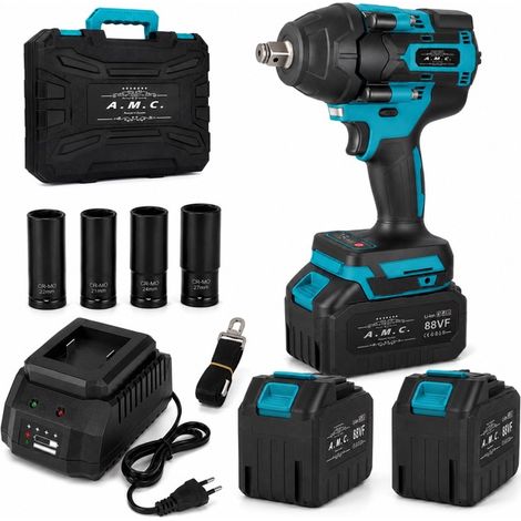 Avvitatore ad Impulsi a Batteria 88V 1000 Nm 1/2 Professionale (1/5)