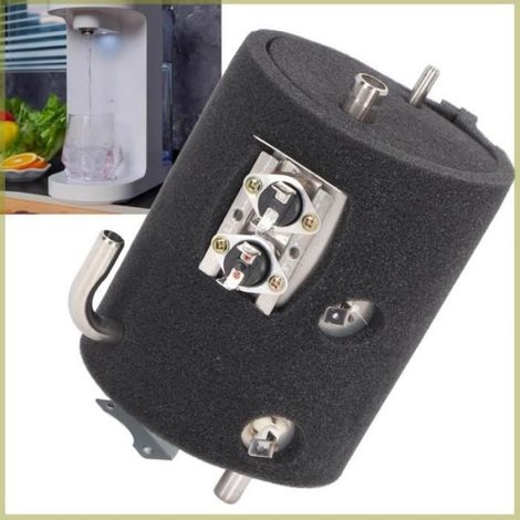 1 Réservoir chauffant, Acier inoxydable 304, Capacité 1 L, Sortie 12,8 mm, Pour distributeur d'eau (1/4)
