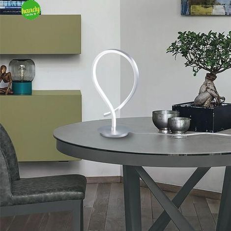 Lampada Tavolo Kiley Novecento Silver 12W (1/5)