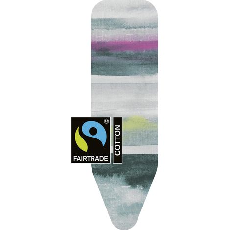 Brabantia 8mm Thick Underlay Ironing Board Cover (A Board/Morning Breeze) Heat-Resistant, Non-Slip, Durable Cotton & Foam, Cord Fastener