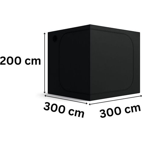 PR Growbox 300x300x200 cm Growzelt Indoor Pflanzenzelt Gewächshaus (1/4)