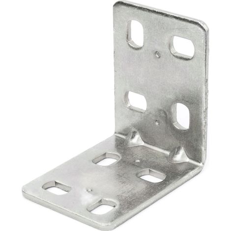 Piastrina di giunzione ad angolo asolata 30 x 30 spessore 2 mm. - 4 pz.
