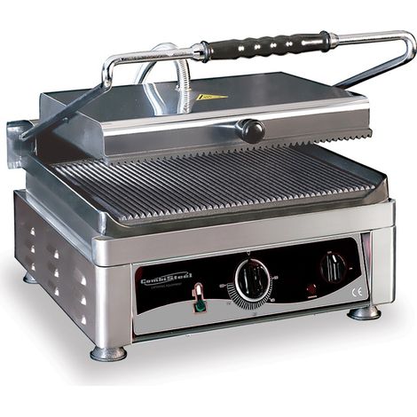 Grill de contact plaque nervurée 500 mm - Combisteel