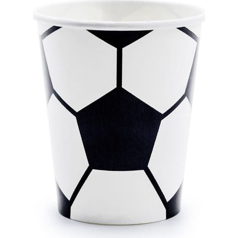 Fußball-Pappbecher, 6 Stück/220 ml (1/3)