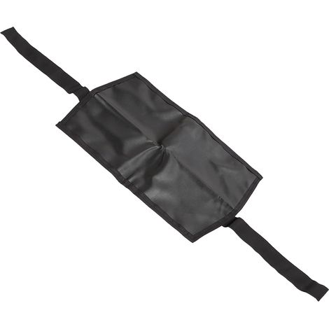 Ceinture de musculation des hanches en cuir PU, capacité de charge de 45 kg, appareil portable pour l'entraînement des hanches, noir (1/5)