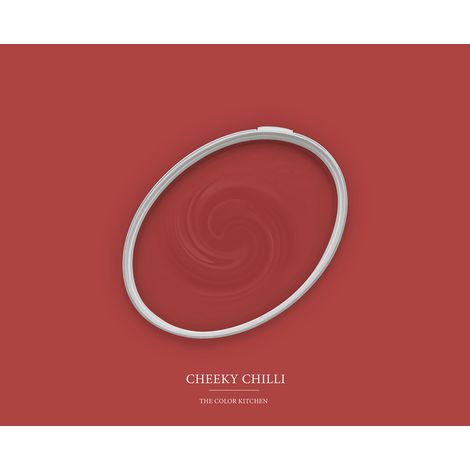 Wandfarbe Rot matt The Color Kitchen Cheeky Chilli Exklusive Innendispersion Hohe Farbintensität 2.5 Liter (1/5)