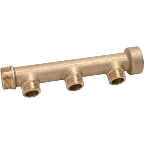 collecteur type ac7 - arrivée mâle 20 x 27 - 6 départs mâle 15 x 21 - extrémité femelle 20 x 27 - gripp (1/2)
