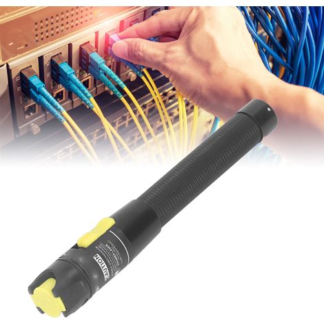 Stylo lumineux à fibre optique rouge HT-50, source de lumière rouge de 50 km avec adaptateur FC-LC (1/5)