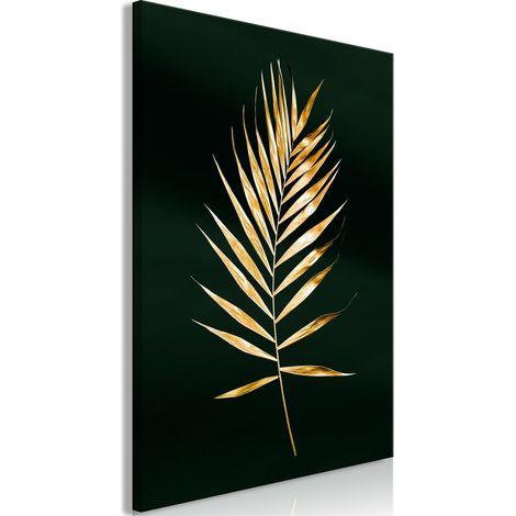 Tableau Sophisticated Leaf Vertical - 80 x 120 cm (1/4)