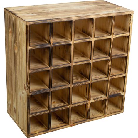 grosses Weinregal geflammt 52 x 52 "25er" (1/5)