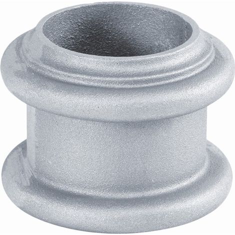 Rondelle décorative pour fût lisse Ø80mm - Hauteur 95mm Diamètre 130mm - Aluminium - DECO FER FORGE