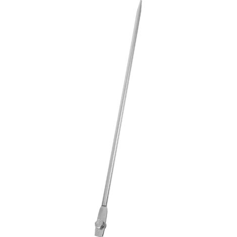 Piquet de Mise la Terre Galvanisé 12X500 MM, Tige de Terre Portable pour Clôture et Générateur, Adaptée à L’Installation Électrique Extérieure et Usage en Environnement Difficile (1/5)