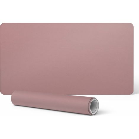 Protector de vinilo para el lugar de trabajo, rosa, 100x50 cm (1/5)
