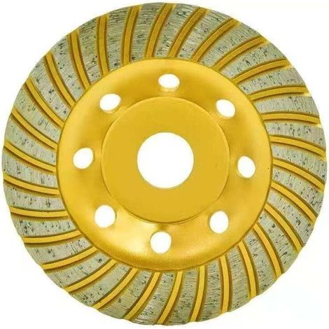 Disque Meule Diamant 180 à Poncer Béton Granit Pierre. Meule poncage surfacege Meuleuse 180 Professionnelle,C (1/3)