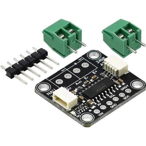 Module ADC 24 bits NAU7802 (1 pièce) compatible avec STEMMA QT/Qwiic pour la conversion de données de précision et la mesure de pression. (1/5)