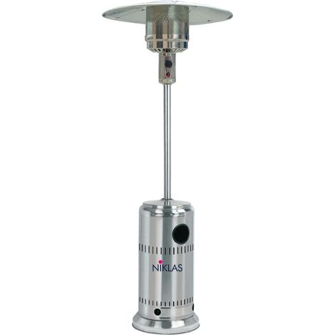 Stufa a gas termopatio da esterno modello a fungo INOX