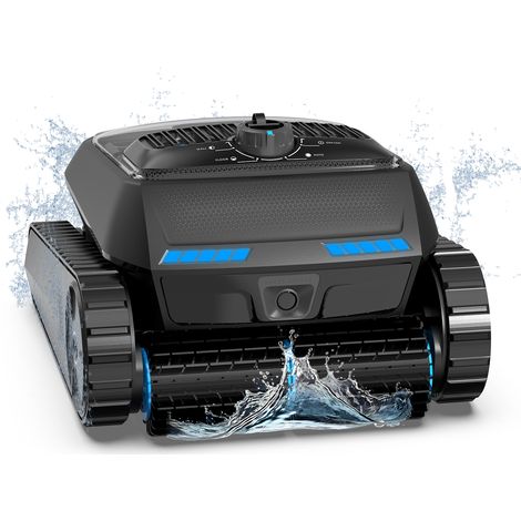 Airrobo – Robot nettoyeur de piscine sans fil – Nettoyage 3-en-1 fond, parois, ligne d’eau – Autonomie 150min, IP68, 230 LPM, compatible carrelage, béton, vinyle (1/5)