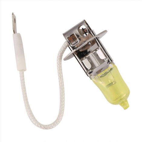 Ampoules halogènes pour feux antibrouillard de voiture, 12 V CC, H3, 100 W, jaunes (1/5)